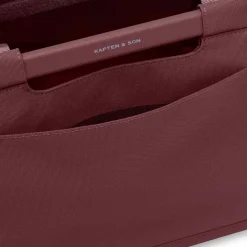 Vaasa Shopping Basket Burgundy