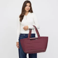 Vaasa Shopping Basket Burgundy
