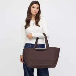 Vaasa Shopping Basket Chocolate Brown
