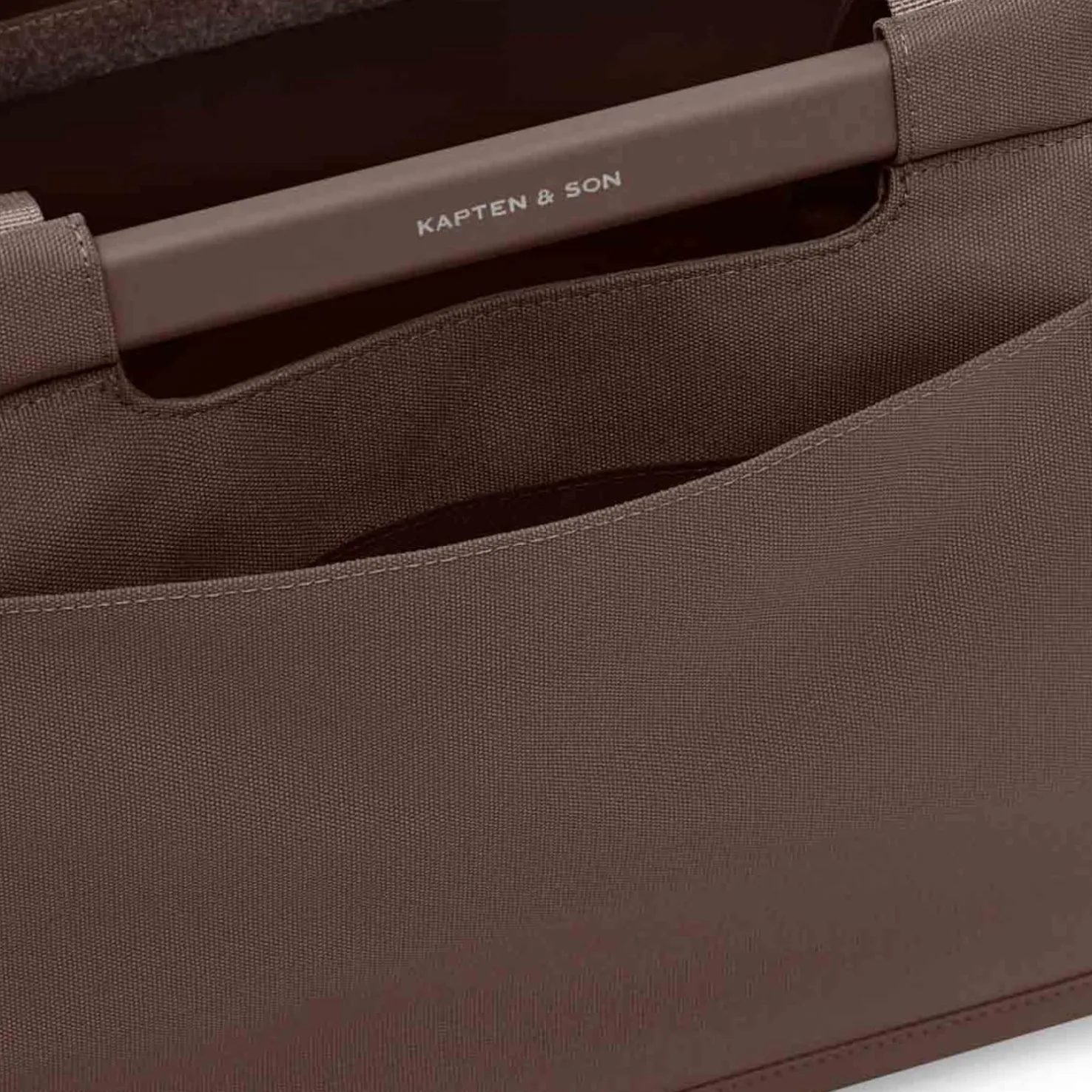 Vaasa Shopping Basket Chocolate Brown