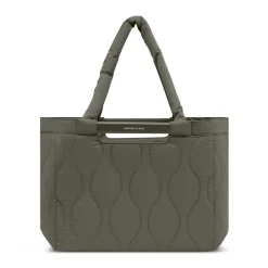 Vaasa Shopping Basket Quilted Khaki