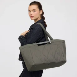 Vaasa Shopping Basket Quilted Khaki