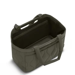 Vaasa Shopping Basket Quilted Khaki