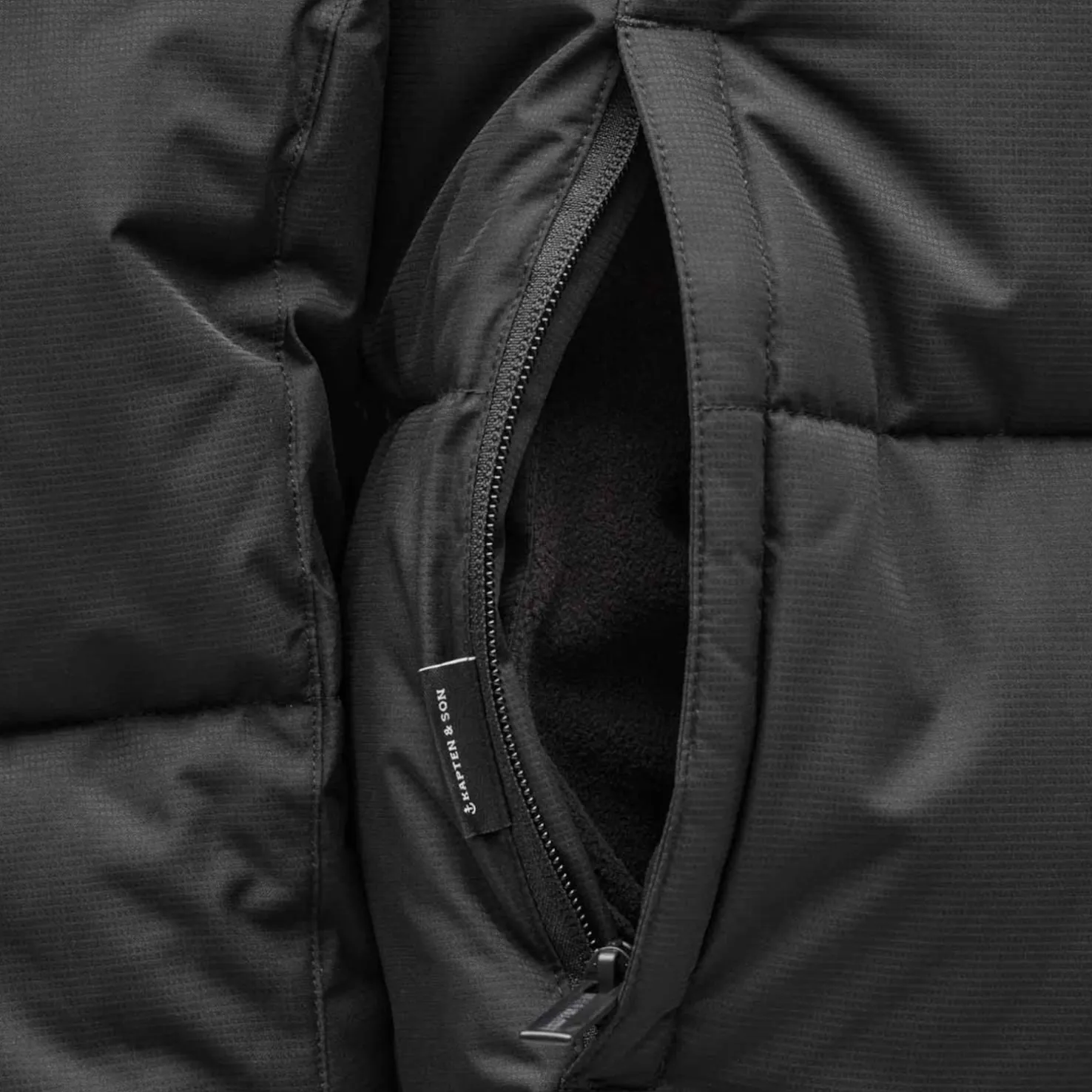 Winter Puffer Jacket All Black
