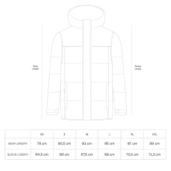 Winter Puffer Jacket Cord All Black