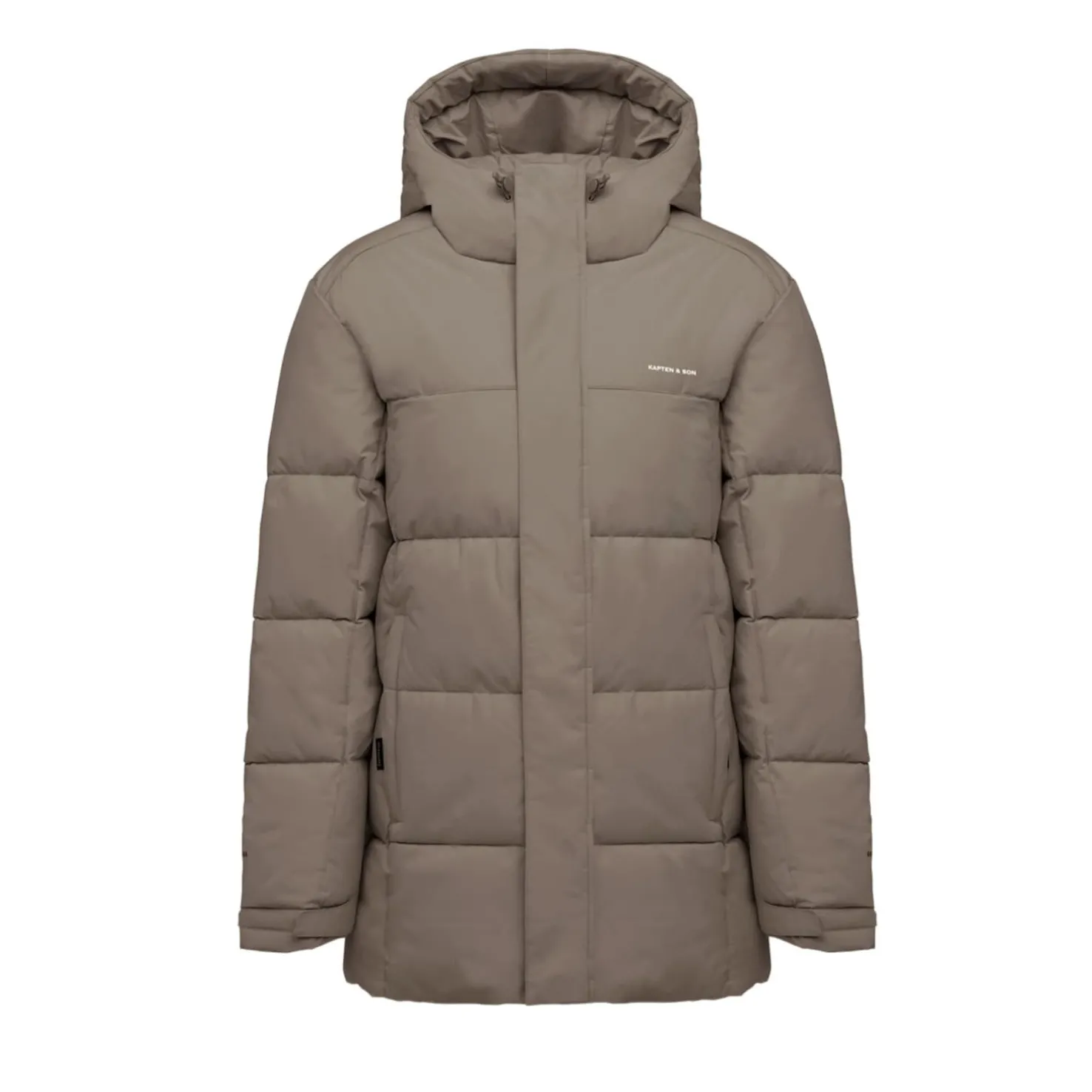 Winter Puffer Jacket Taupe