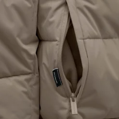Winter Puffer Jacket Taupe