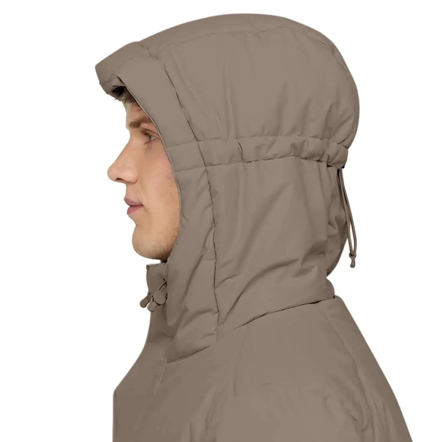 Winter Puffer Jacket Taupe