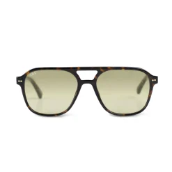 Zurich Oversize Dark Tortoise Green