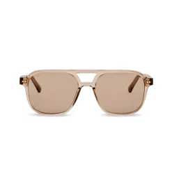 Zurich Oversize Small Transparent Hazel Light Brown